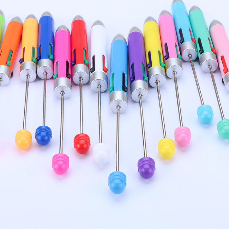 Wholesale Beadable Pens Multicolor Plastic DIY for Beaded Pens